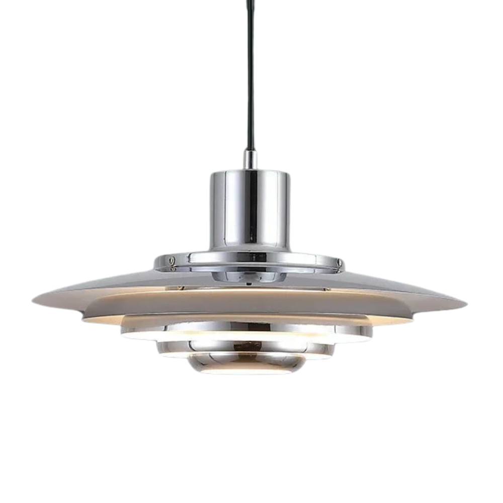 Zilveren hanglamp