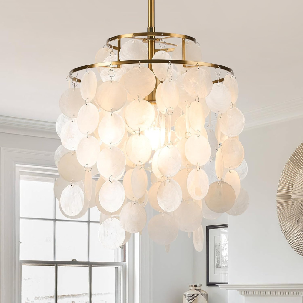 Capiz schelpen hanglamp