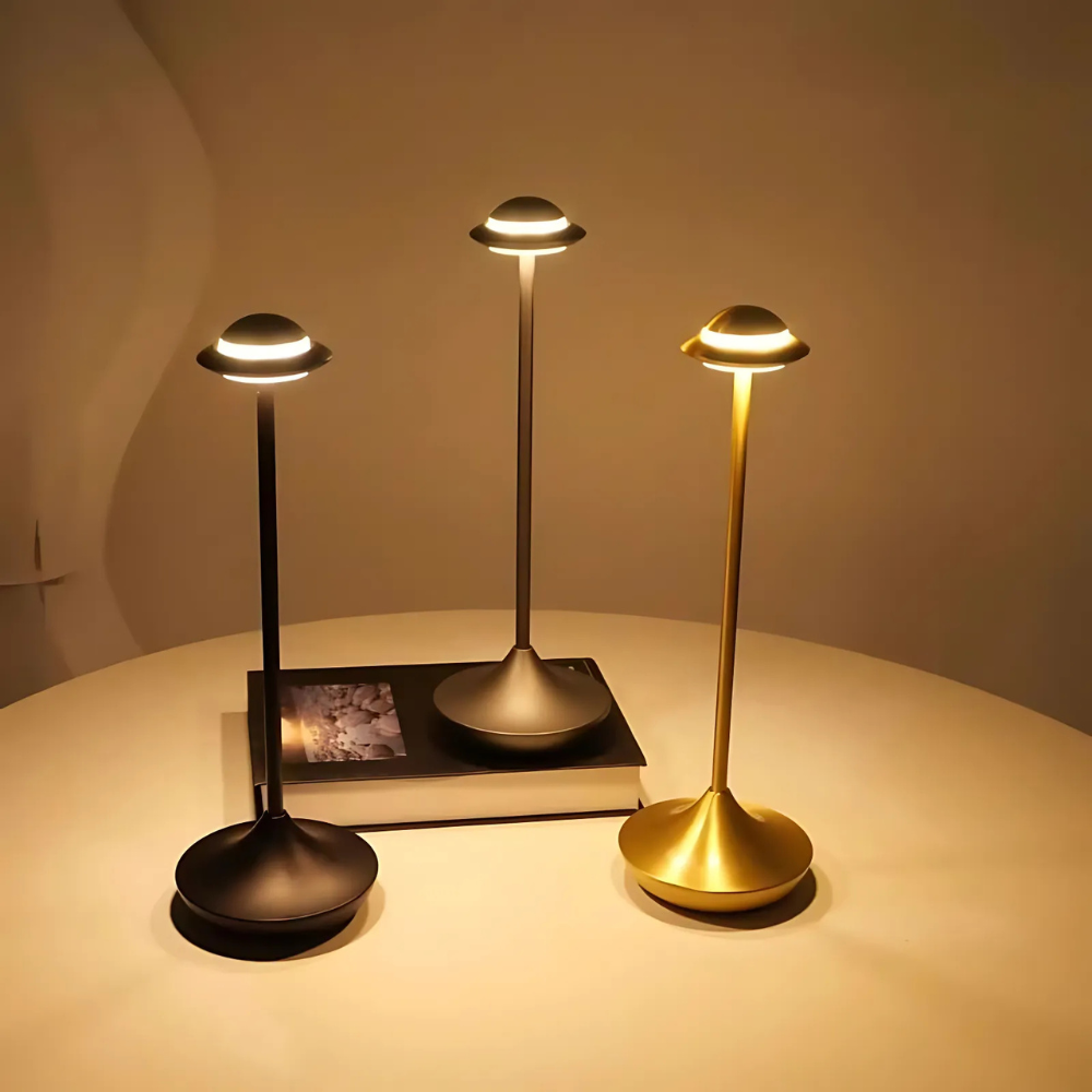 Design tafellamp USB oplaadbaar in UFO-stijl
