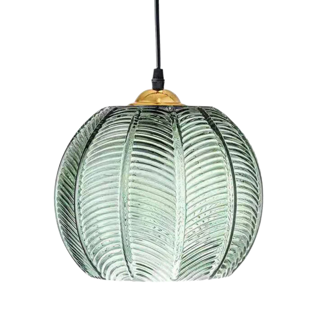 Hanglamp groen glas