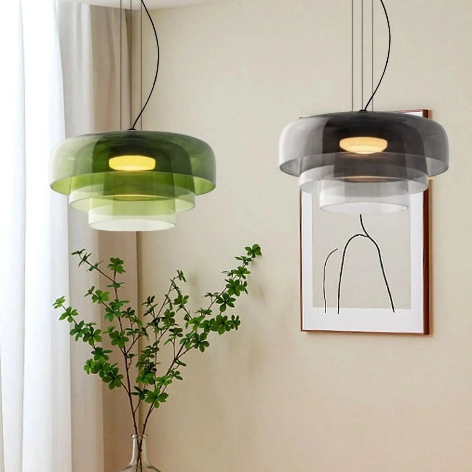 Hanglamp glas design
