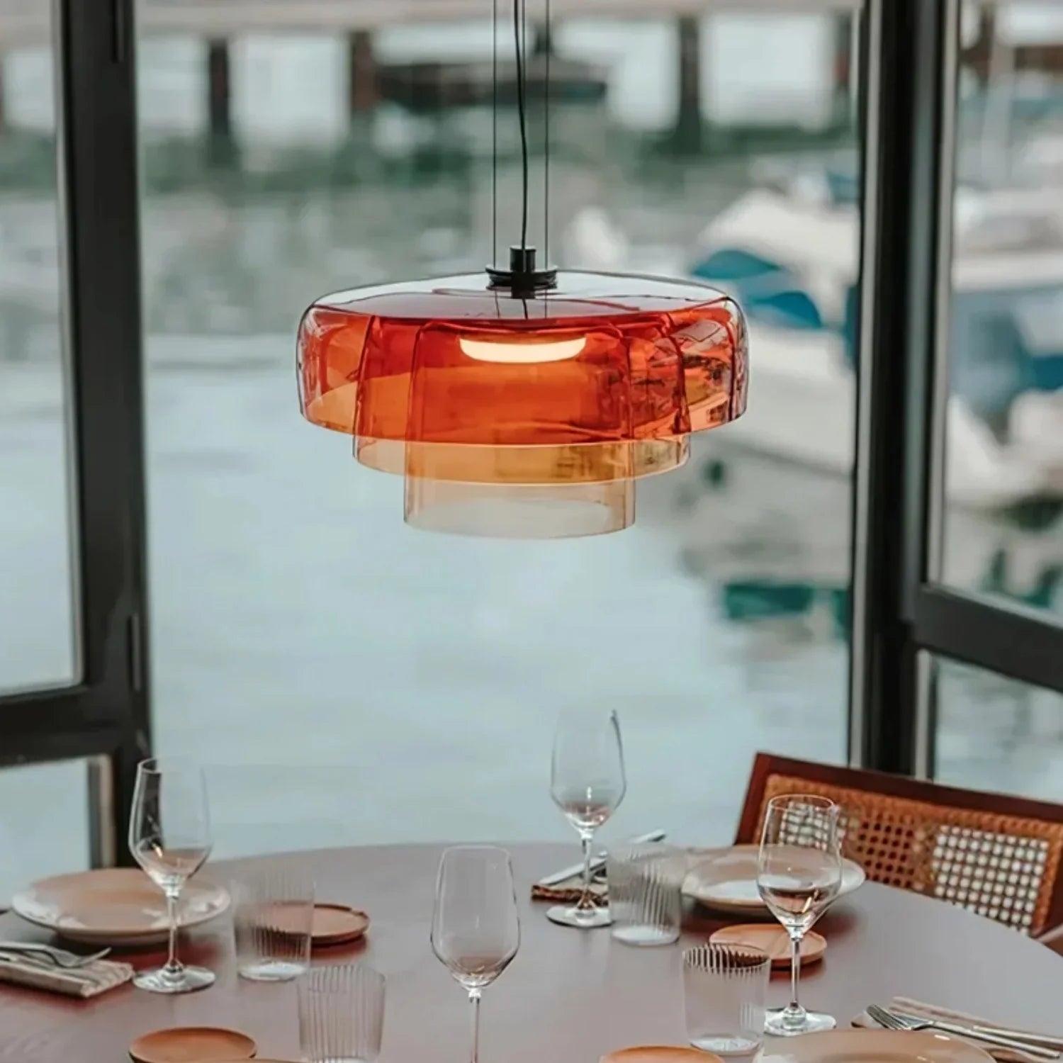 Hanglamp glas design