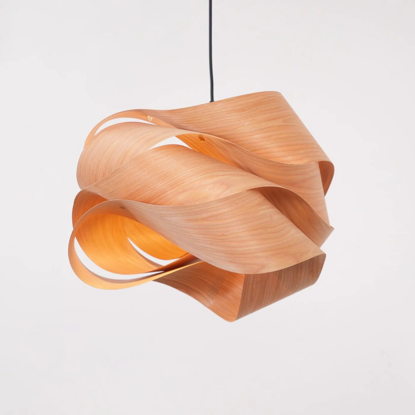 Scandinavische hanglamp hout