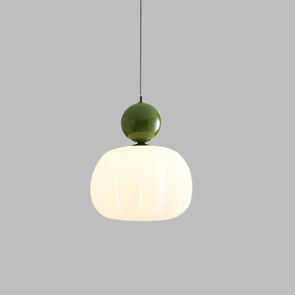 Hanglamp wit glas design