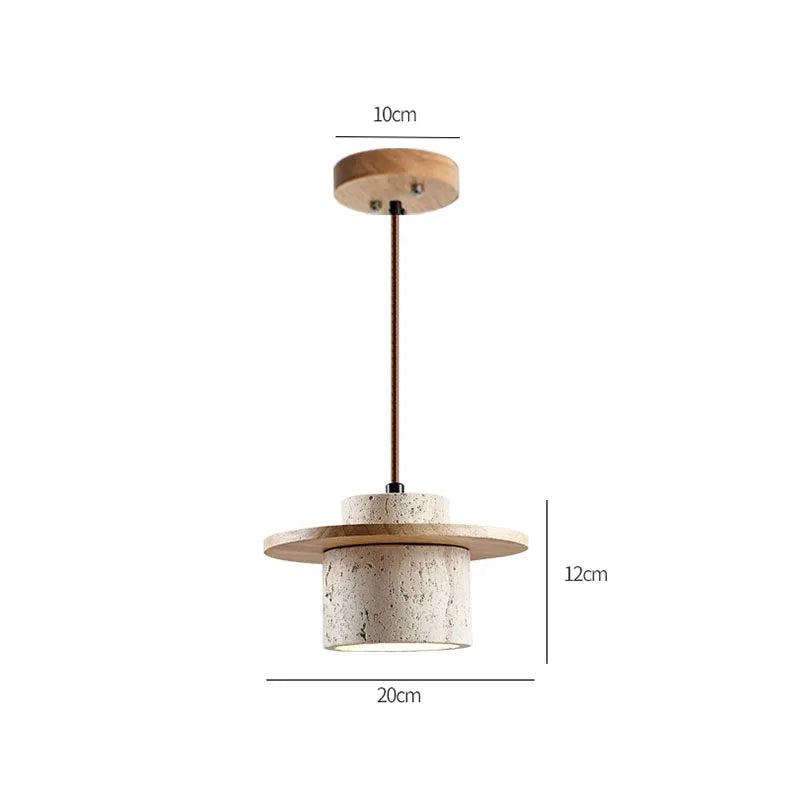 Wabi Sabi Hanglamp Steen Hout Naturel Japans Design