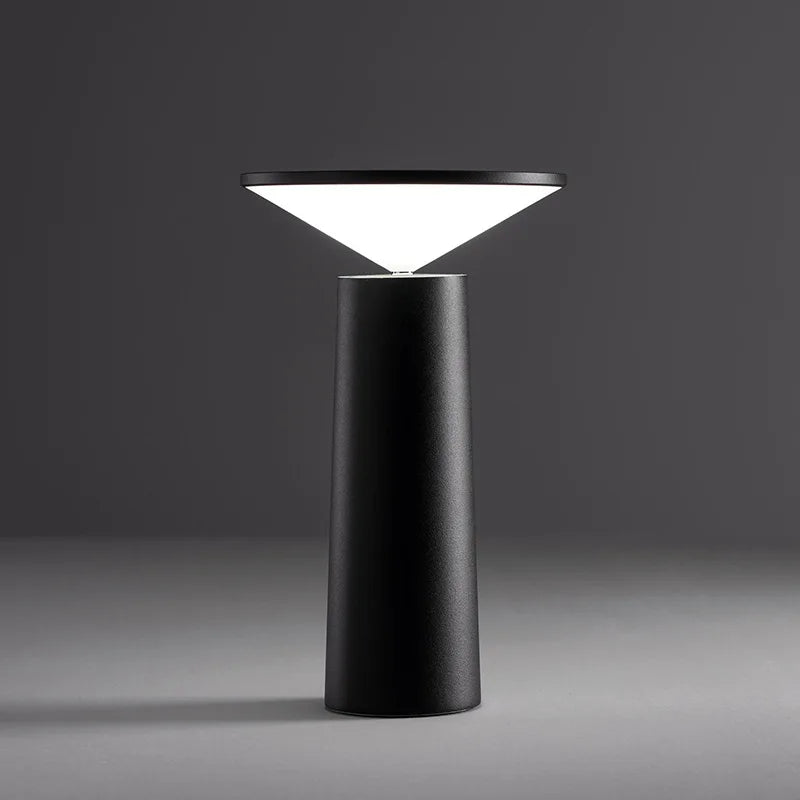 Oplaadbare design tafellamp met touch bediening