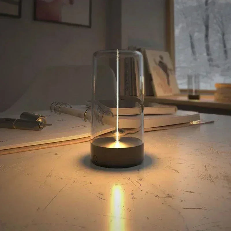 Interactieve filament tafellamp oplaadbaar