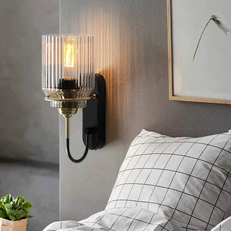Vintage wandlamp industrieel