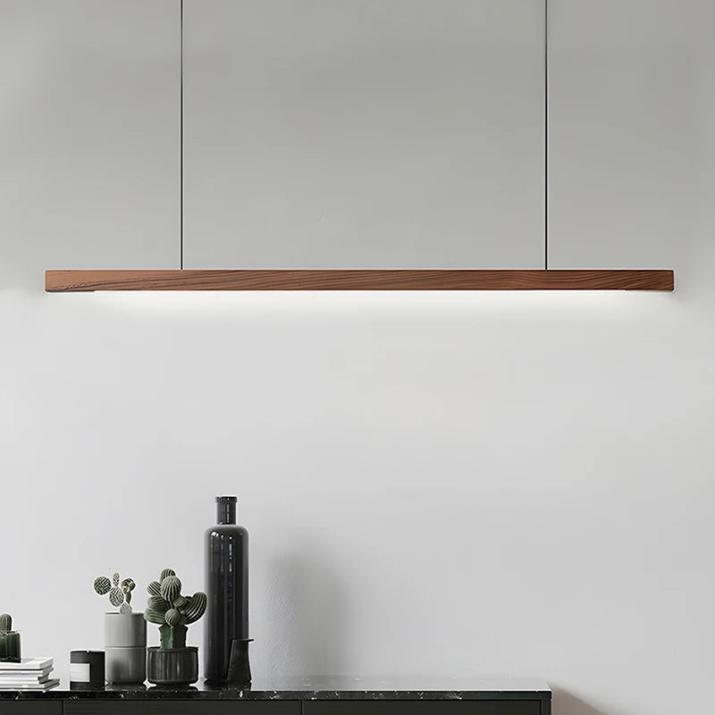 Hanglamp houten balk