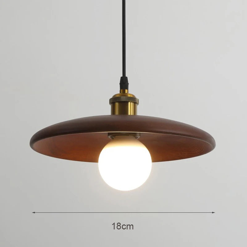 Houten hanglamp design