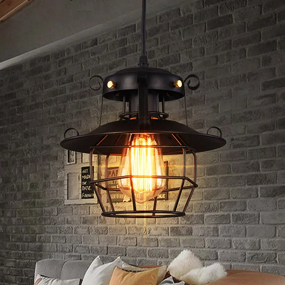 Vintage hanglamp industrieel