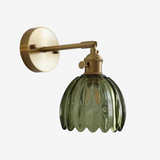 Vintage wandlamp glas