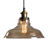 Hanglamp industrieel glas