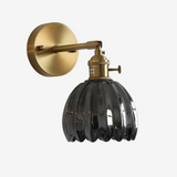 Vintage wandlamp glas
