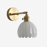 Vintage wandlamp glas