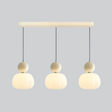 Hanglamp wit glas design