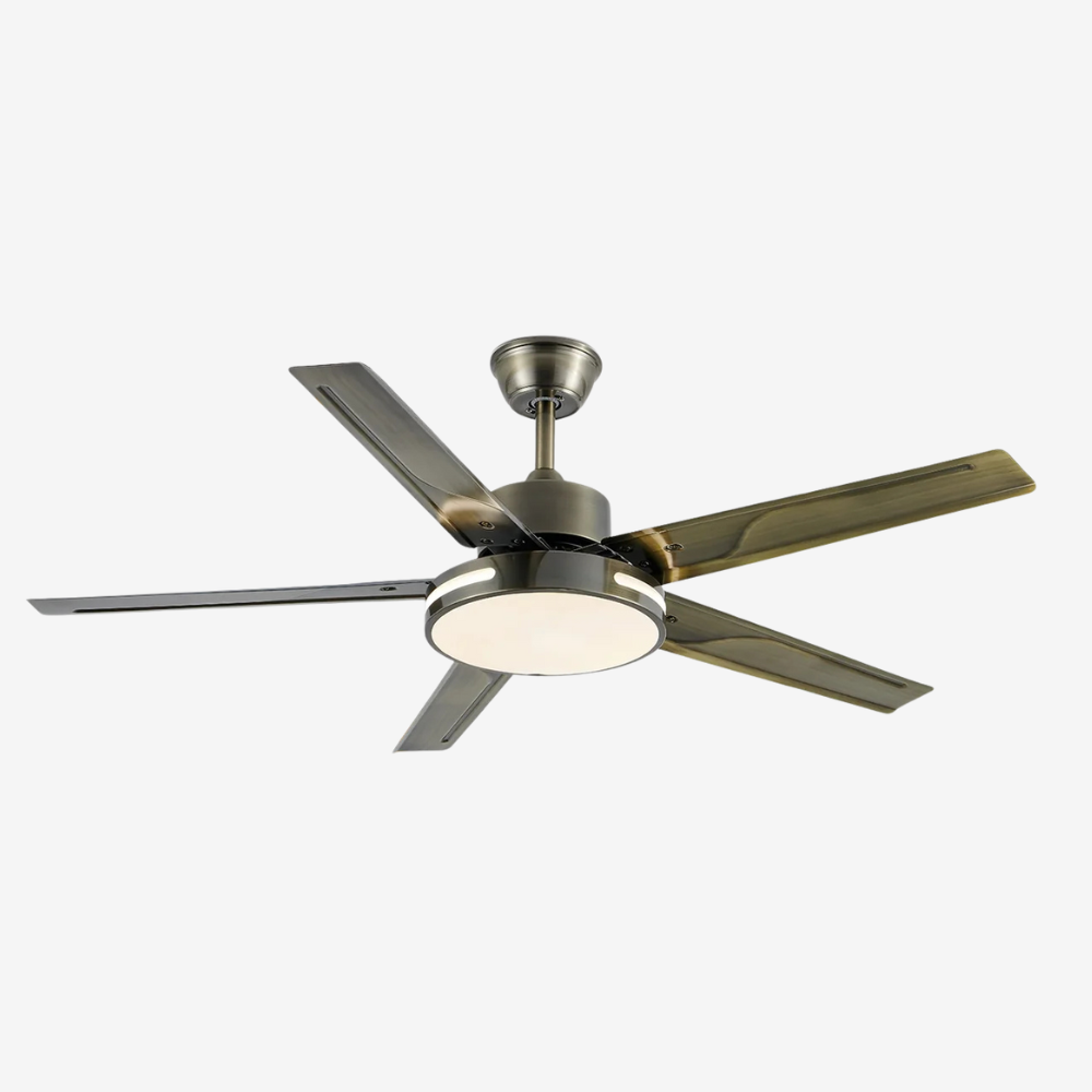 Plafond ventilator met lamp en afstandsbediening