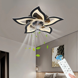 Plafond ventilator in bloemvorm met LED verlichting