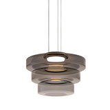 Bauhaus hanglamp van gekleurd glas