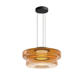 Bauhaus hanglamp van gekleurd glas