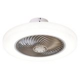 Stille plafondventilator met dimbare LED lamp en afstandsbediening