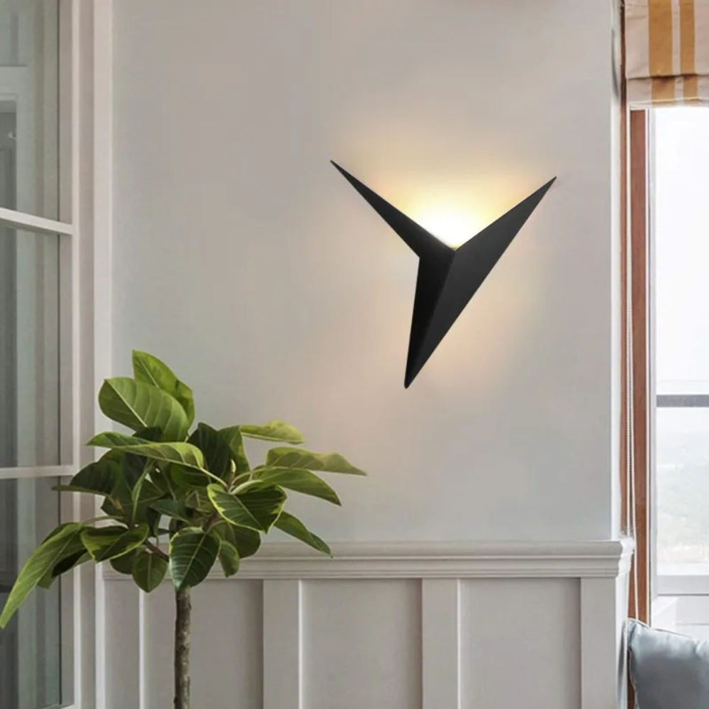 Origami wandlamp