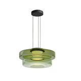 Bauhaus hanglamp van gekleurd glas