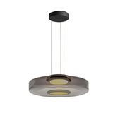 Bauhaus hanglamp van gekleurd glas