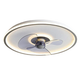 Ultradunne plafondventilator met LED lamp en afstandsbediening
