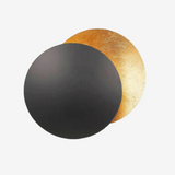 Wandlamp maan goud