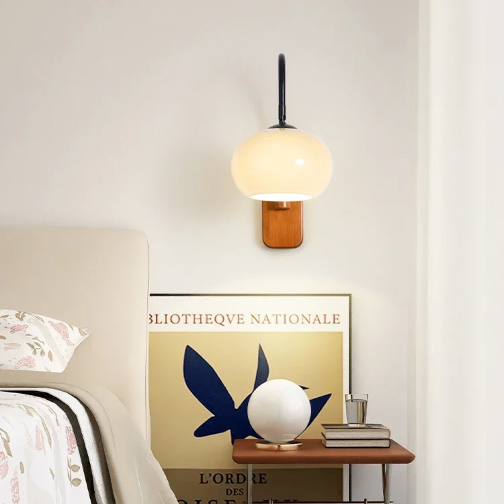 Vintage booglamp wandlamp