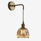 Vintage wandlamp glas
