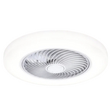 Stille plafondventilator met dimbare LED lamp en afstandsbediening