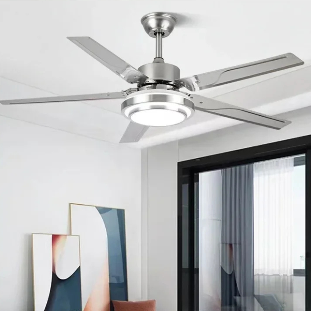 Plafond ventilator met LED lamp en afstandsbediening