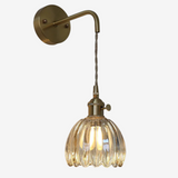 Vintage wandlamp glas