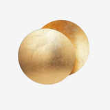 Wandlamp maan goud