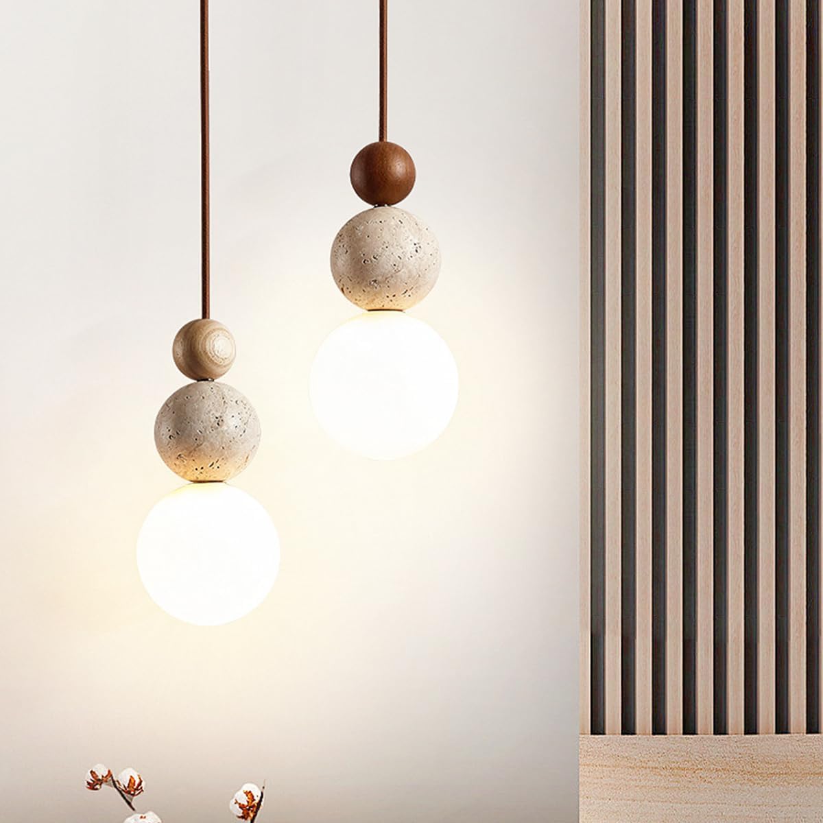 Travertin hanglamp