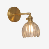 Vintage wandlamp glas