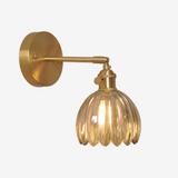 Vintage wandlamp glas