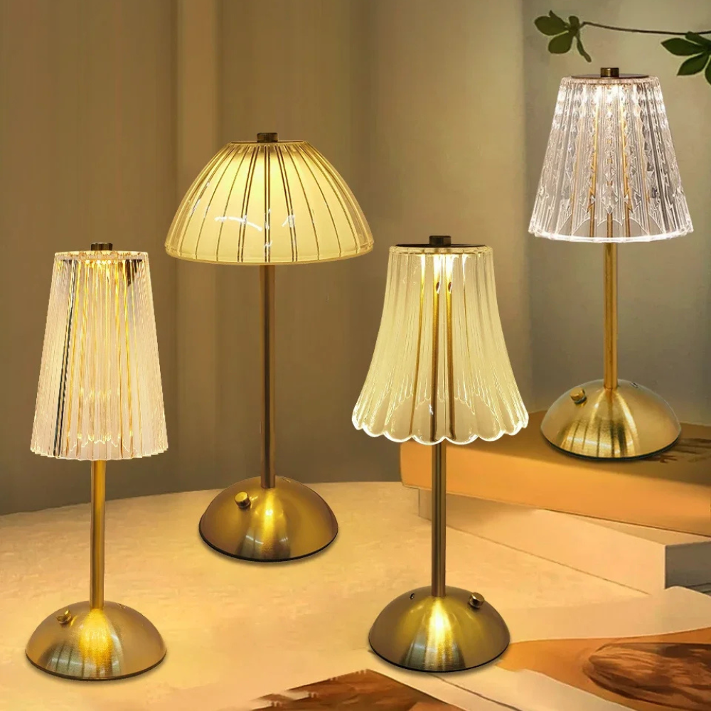 Tafellamp goud oplaadbaar