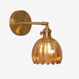 Vintage wandlamp glas