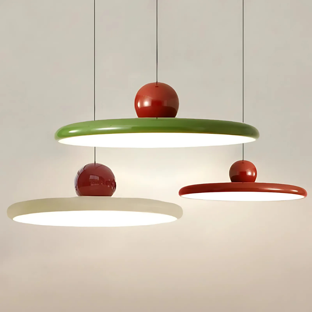 Moderne Design Hanglamp Bol Schijf Gekleurd LED