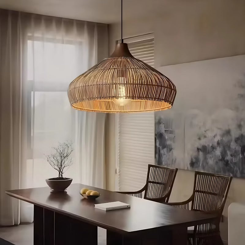 Hanglamp rotan riet