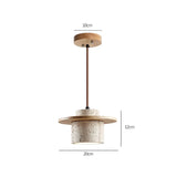Wabi Sabi Hanglamp Steen Hout Naturel Japans Design