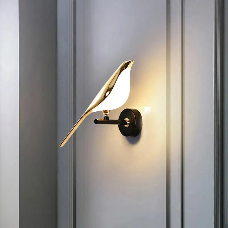 Wandlamp vogel