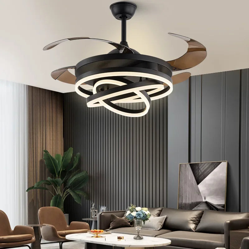 Plafond ventilator 105 cm met lamp