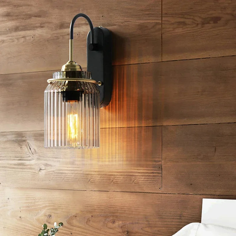 Vintage wandlamp industrieel