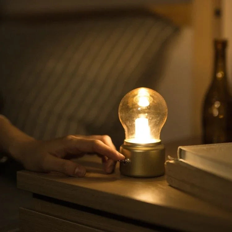 Oplaadbare retro gloeilamp sfeerlicht