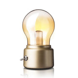 Oplaadbare retro gloeilamp sfeerlicht