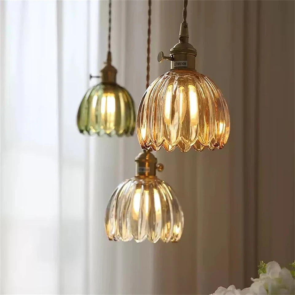 Retro hanglamp glas